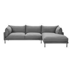 JAMARA SECTIONAL CHARCOAL RIGHT - Moe's Home Collection UB-1016-07-R-0