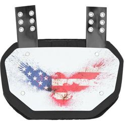 Sports Unlimited Eagle Red White Blue Football Back Plate