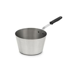 Vollrath 782145 4 1/2 qt Stainless Steel Tapered Saucepan w/ Solid Silicone Handle