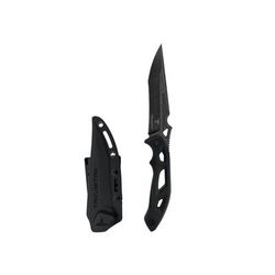 Takumitak Unhinged Fixed Blade Knife 5in D2 Drop Point Recurve G10 Handle Black Stonewash TKF209SW