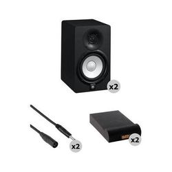 Yamaha HS5 Powered Studio Monitors with Cables and Isolation Pads Kit HS5