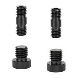 CAMVATE 15mm Rod Plug and Connector Set with M12 Threads (4-Pack) C3127