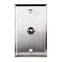 My Custom Shop 1/4" TRS Wall Plate (Stainless Steel) WPL-1109