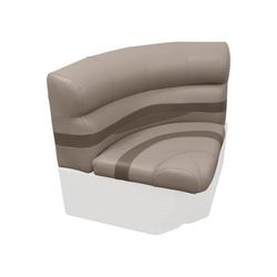 Wise Premier Pontoon 28in Radius Corner Cushions Only Mocha Java/Cafe/Mushroom Large BM11028-1749