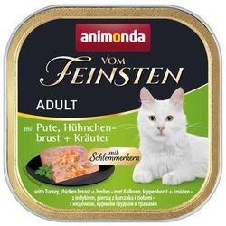 6x100g Turkey, Chicken & Herbs Animonda vom Feinsten Wet Cat Food
