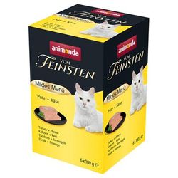 6x100g Animonda vom Feinsten Mild Menu Adult Turkey & Cheese