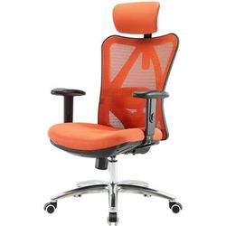 Chaise de bureau HHG 848, chaise de bureau, ergonomique charge maximale 150kg sans repose-pieds,