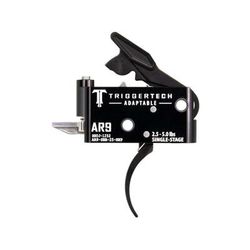 Triggertech AR9 Single-Stage Adaptable Pro Curved Trigger 2.5-5lb Pull Black AR9-SBB-25-NNP