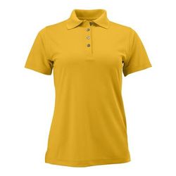 Paragon SM0104 Women's Saratoga Performance Mini Mesh Polo Shirt in Sport Gold size Small | Microfiber polyester 104
