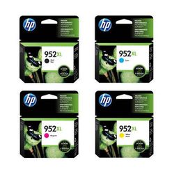 HP 952XL High-Yield Cartridge Bundle for Select OfficeJet Pro Printers F6U19AN 140