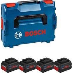Pack de 4 batteries 18V Procore 5,5Ah en coffret L-BOXX - BOSCH - 1600A02A2U