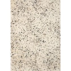 Miley Collection - Beige/Cream/Grey Spotted Shaggy Rug
