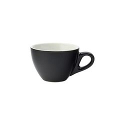 Steelite UCT8085 12 1/4 oz Utopia Barista Mighty Cup - Porcelain, Black