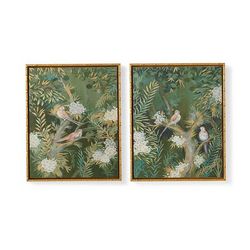 Set of 2 Forest Birds Giclee Prints - Frontgate