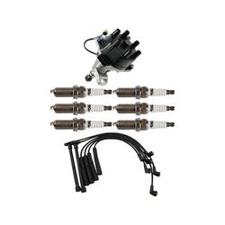 2003-2004 Nissan Xterra Ignition Distributor Spark Plug and Wire Set - TRQ TKA05772