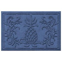 Water & Dirt Shield Pineapple Door Mat - Bluestone, 30" x 45" - Frontgate