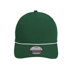 Imperial 7054 The Wingman Cap in Forest Green/White size Adjustable | Polyester/Spandex Blend