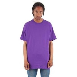 Shaka Wear SHASS Adult 6 oz. Active Short-Sleeve Crewneck T-Shirt in Purple size 4XL