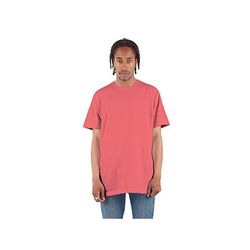 Shaka Wear SHASS Adult 6 oz. Active Short-Sleeve Crewneck T-Shirt in Coral size Medium