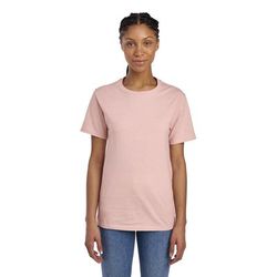 Fruit of the Loom 3931 Adult HD Cotton T-Shirt in Blush Pink size Small 3930R, 3930