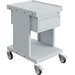 Desserte Mobile Sv Grise 2 Tablettes 1 Tiroir - Sofame