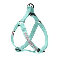 Teal Personalized Solid Dog Harness, Large, Blue