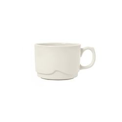 Libbey 902903004 8 oz Stackable Cup w/ Flint Body, Barista, 36/CS, White