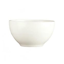 Libbey 987659325 8 oz Oval Bowl w/ Silk Pattern & Royal Rideau Body, White