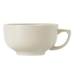 Libbey 740-901-014 14 oz Porcelana Jumbo Cup - Porcelain, Cream White