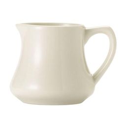 Libbey 740-901-412 4 1/2 oz Porcelana Creamer - Porcelain, Cream White