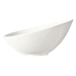 Libbey BW-7100 7" Round Porcelain Bowl w/ 13 oz Capacity, Ultra Bright White, Belmar, Chef's Selection