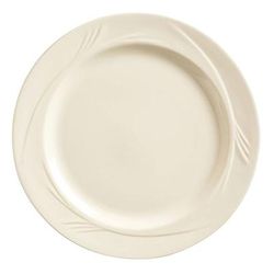 Libbey END-934 9 3/4" Round Porcelain Plate, Endurance, White, 2 Dozen