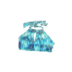 Kenneth Cole New York Swimsuit Top Blue Tie-dye Swimwear - Women's Size Small