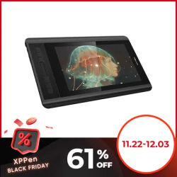 XPPen Artist 12 11.6'' Graphics Tablet Drawing Graphic Monitor Animation Digital 1920 X 1080HD IPS Shortcut Keys and Touch Pad