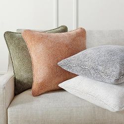 Poppy Decorative Pillow Cover - Snow - Frontgate