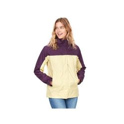 Marmot PreCip Eco Jackets - Womens Wheat/Purple Fig Medium 46700-22498-M