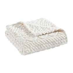 Declan Beige Throw Blanket