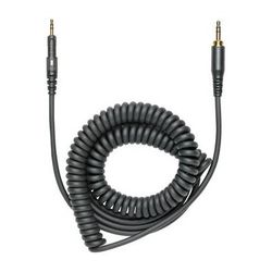 Audio-Technica HP-CC Cable for ATH-M40x and ATH-M50x Headphones (Black, Coiled) HP-CC