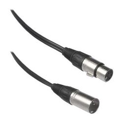 Bescor XLR-10MF 4-Pin XLR Male to Female Power Cable (10') XLR10MF