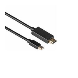 Kramer Mini DisplayPort Male to HDMI Male Cable (3', Black) C-MDP/HM(B)-3