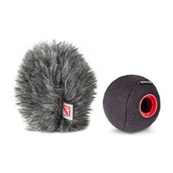 Rycote Baseball Windscreen and Baseball Windjammer Combo Kit (0.9" Diameter Hole) 039712