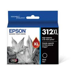 Epson T312XL Black Claria Photo HD Ink Cartridge with Sensormatic T312XL120-S