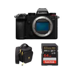 Panasonic Lumix S5 Mirrorless Camera with Accessories Kit DC-S5BODY