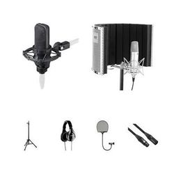 Audio-Technica AT4040 Vocal Recording Kit with Shure SRH240A Headphones, Reflection Filter AT4040