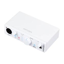 Arturia MiniFuse 1 Portable 1x2 USB Type-C Audio Interface (White) 800111