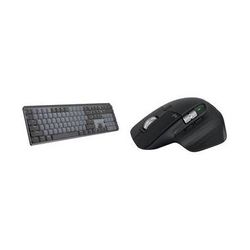 Logitech MX Mechanical Wireless Keyboard & MX Master 3S Mouse Set (Linear Switches, 910-006556