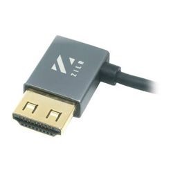 ZILR Hyper-Thin High-Speed HDMI Secure Cable with Right-Angle Connector and Ethe ZRHAA14