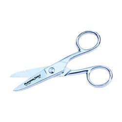 Platinum Tools 10517C 5" Scissor-Run Electrician's Scissors (Clamshell Packaging) 10517C