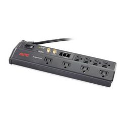 APC P8VT3 SurgeArrest 8-Outlet Surge Protector (Black) P8VT3