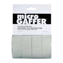 Visual Departures microGAFFER Compact Gaffer Tape (1" x 8 yd, 4-Pack, White) GT-3333